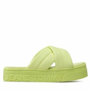 Papucs Tommy Jeans Fltfrm Sandal EN0EN02116 Zöld kép