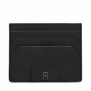 Bankkártya tartó Tommy Hilfiger Th Monogram Cc Holder AM0AM12169 Fekete kép