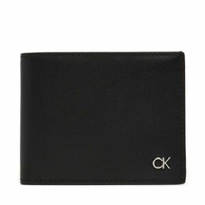 Nagyméretű férfi pénztárca Calvin Klein Metal Ck Bifold 5Cc K50K512294 Fekete kép