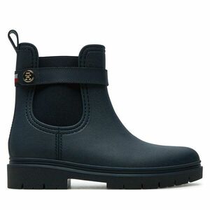 Gumicsizma Tommy Hilfiger Th Stud Rubberised Rainboot FW0FW08168 Sötétkék kép