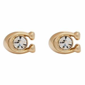 Fülbevaló Coach Signature Stone Stud Earrings 37440614GLD110 Arany kép