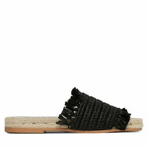 Espadrilles Manebi Fringed Knots Raffia Jute Sandals V 3.1 Y0 Fekete kép