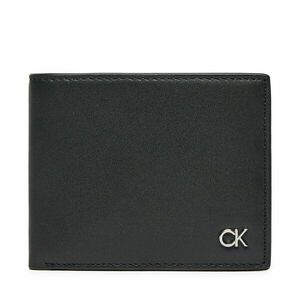 Kisméretű férfi pénztárca Calvin Klein Metal Ck Bifold 6Cc K50K512289 Fekete kép