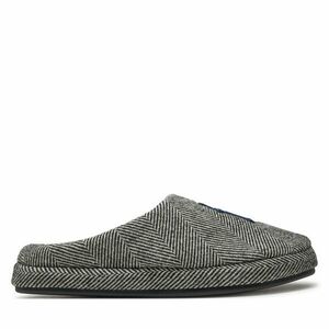 Papucs Tommy Hilfiger Embroi Herringbone House Shoe FM0FM05539 Fekete kép