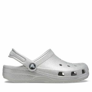 Papucs Crocs Classic Glitter Clog K 206993 Ezüst kép