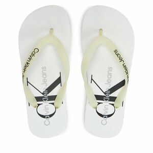 Flip-flops Calvin Klein Jeans Beach Sandal Monologo Tpu YW0YW01246 Fehér kép