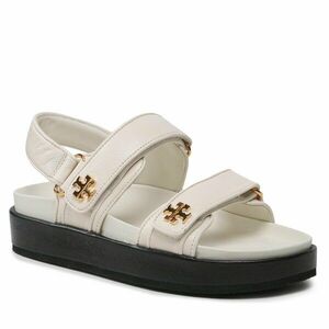 Szandál Tory Burch Kira Sport Sandal Calf Leather 144328 Ekru kép