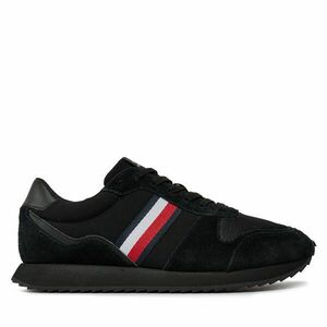 Sportcipők Tommy Hilfiger Runner Evo Mix Ess FM0FM04886 Fekete kép