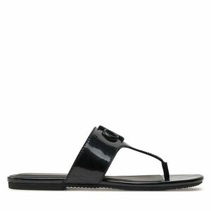 Flip-flops Calvin Klein Jeans Flat Sandal Slide Toepost Mg Met YW0YW01342 Fekete kép