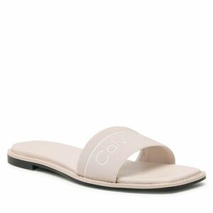 Papucs Calvin Klein Squared Flat Slide He HW0HW00817 Bézs kép