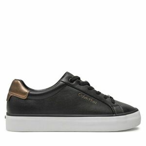 Sportcipők Calvin Klein Vulc Lace Up Saff Fox W/Met Bt HW0HW02104 Fekete kép