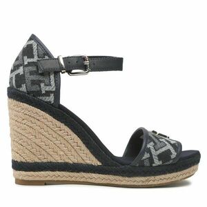 Espadrilles Tommy Hilfiger Th Monogram Denim Wedge FW0FW06935 Sötétkék kép