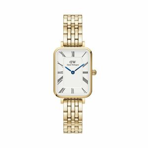 Karóra Daniel Wellington Quadro Roman Numerals 5-Link DW00100688 Arany kép