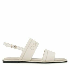 Szandál Calvin Klein Squared Flat Sandal He HW0HW01496 Ekru kép