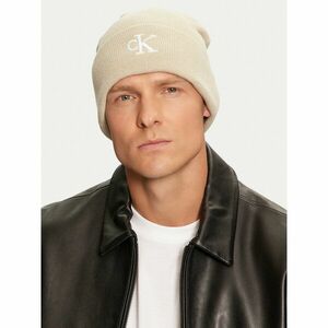 Sapka Calvin Klein Monogram Embro Beanie K50K512145 Bézs kép