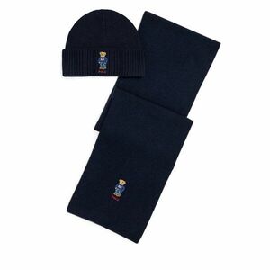 Sál és sapka szett Polo Ralph Lauren 449959532003 Sötétkék kép