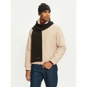 Sál és sapka szett Tommy Hilfiger Th Foundation Beanie & Scarf Gp AM0AM13132 Fekete kép