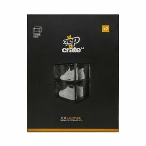 2 db-os cipőtároló doboz Crep Protect The Ultimate Sneaker Storage Box CP009 Fekete kép