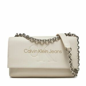 Táska Calvin Klein Jeans Sculpted Ew Flap Wichain25 Mono K60K612221 Ekru kép