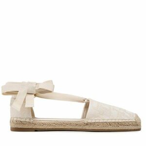 Espadrilles Tommy Hilfiger Closed Toe Espadrille Monogram W FW0FW07253 Ekru kép