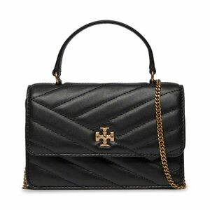 Táska Tory Burch Kira Chevron Mini Top Handle Chain Wallet 152356 Fekete kép