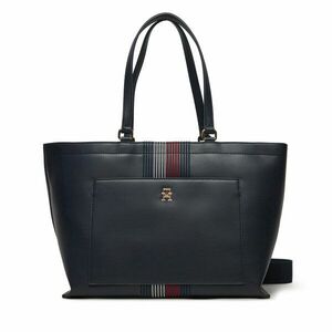 Táska Tommy Hilfiger Distinct Tote Corp AW0AW16704 Sötétkék kép