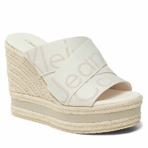 Espadrilles Calvin Klein Jeans Wedge Sandal Webbing YW0YW00961 Ekru kép