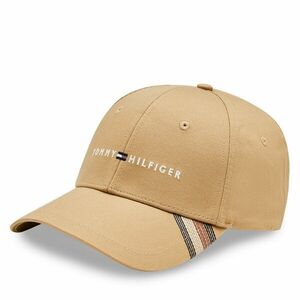 Baseball sapka Tommy Hilfiger Foundation Cotton 6 Panel Cap AM0AM12532 Barna kép