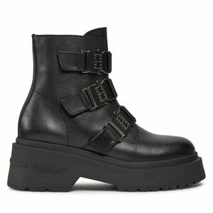 Bokacsizma Tommy Jeans Tjw Chunky Boot Hardware EN0EN02443 Fekete kép