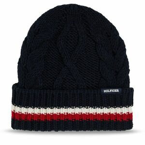 Sapka Tommy Hilfiger Monotype Chunky Knit Beanie AM0AM11506 Sötétkék kép