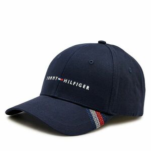 Baseball sapka Tommy Hilfiger Foundation Cotton 6 Panel Cap AM0AM12532 Sötétkék kép