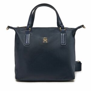 Táska Tommy Hilfiger Poppy Th Small Tote AW0AW15640 Sötétkék kép