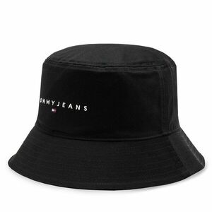 Kalap Tommy Jeans Tjm Linear Logo Bucket Hat AM0AM12895 Fekete kép