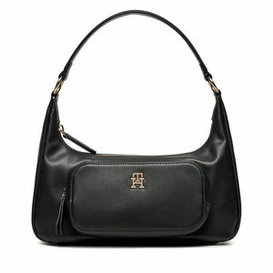 Táska Tommy Hilfiger Soft Utility Shoulder Bag Pu AW0AW16711 Fekete kép