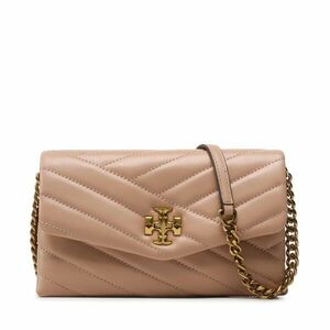 Táska Tory Burch Kira Chevron Chain Wallet 90343 Bézs kép