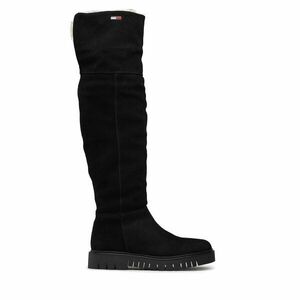 Combcsizma Tommy Jeans Warmlined Long Boot EN0EN01994 Fekete kép