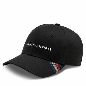 Baseball sapka Tommy Hilfiger Foundation Cotton 6 Panel Cap AM0AM12532 Fekete kép