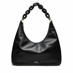 Táska Tommy Hilfiger Soft Leather Hobo AW0AW16292 Fekete kép