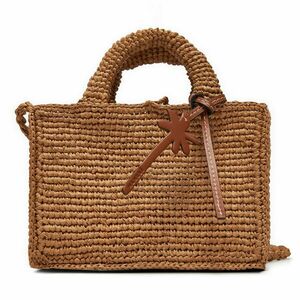 Táska Manebi Handcrafted Raffia Sunset Bag Mini V 2.2 CO Bézs kép