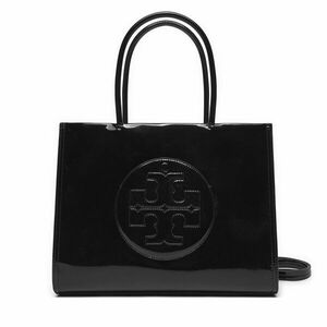 Táska Tory Burch Ella Bio Patent Small Tote 161876 Fekete kép