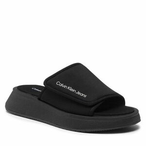 Papucs Calvin Klein Jeans One-Strap Sandal YW0YW00672 Fekete kép