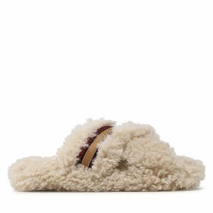 Papucs Tommy Hilfiger Sherpa Fur Home Slippers Strap FW0FW06576 Bézs kép