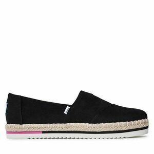 Espadrilles Toms Alpargata Platform Rope 10017831 Fekete kép