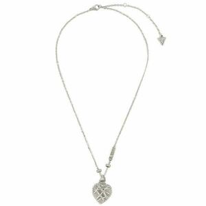 Nyaklánc Guess Heart Cage JUBN03 099JW Ezüst ródium bevonat kép