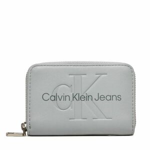 Kis női pénztárca Calvin Klein Jeans Sculpted Med Zip Around Mono K60K612255 Szürke kép