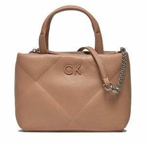 Táska Calvin Klein Re-Lock Quilt Tote Mini K60K611340 Bézs kép