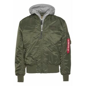 ALPHA INDUSTRIES Átmeneti dzseki szürke melír / olíva / piros / fehér kép