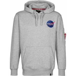 ALPHA INDUSTRIES Tréning póló 'Space Shuttle' kék / szürke melír / fekete / fehér kép