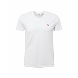 LEVI'S ® Póló 'Housemark V Neck Tee' piros / fehér kép