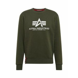 ALPHA INDUSTRIES Tréning póló olíva / piros / fehér kép